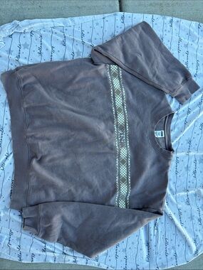 PINK Victoria's Secret Light Taupe Crewneck Sweatshirt